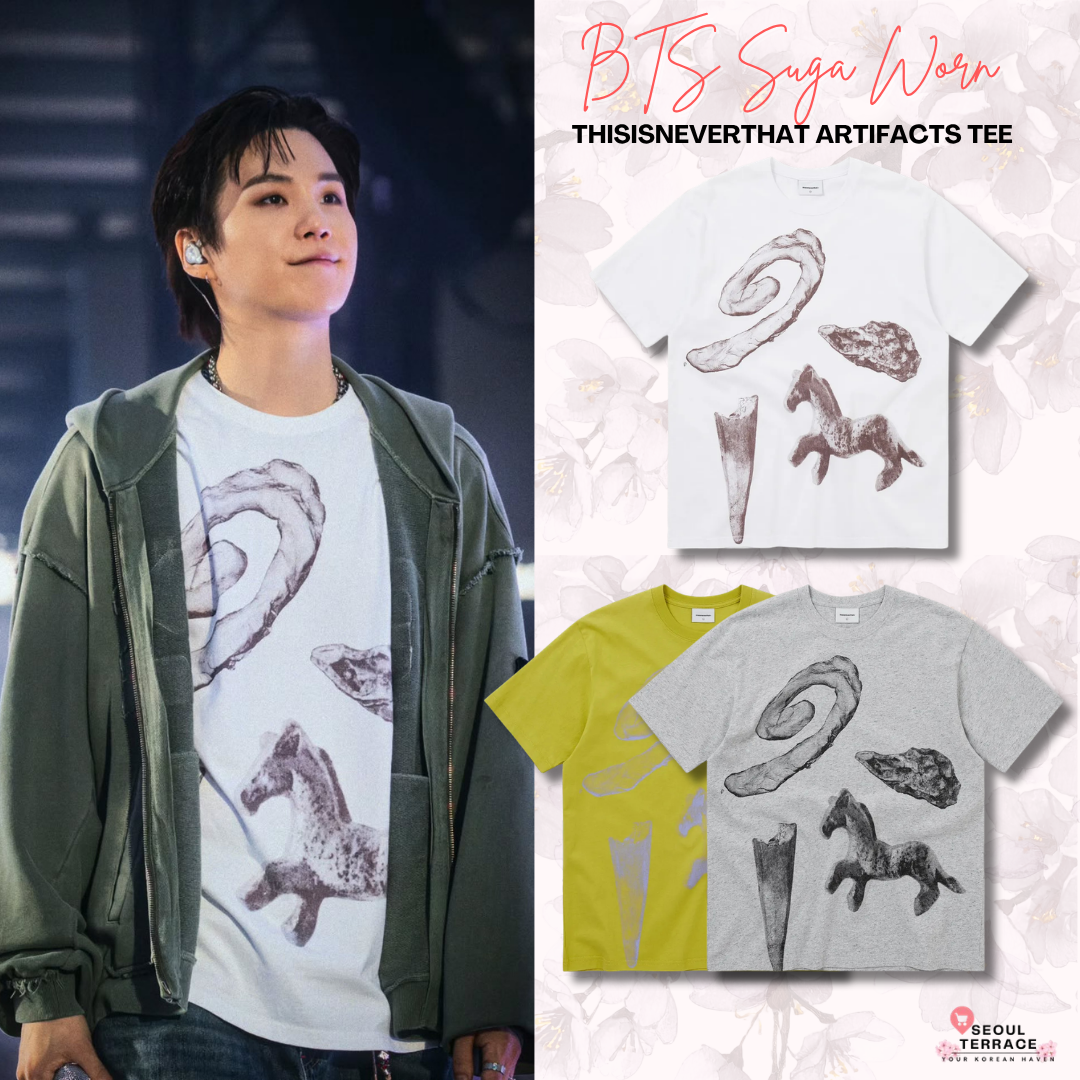 [BTS Suga Worn] THISISNEVERTHAT Artifacts Tee