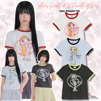 Ames Worldwide X PowerPuff Girls Ringer Tee