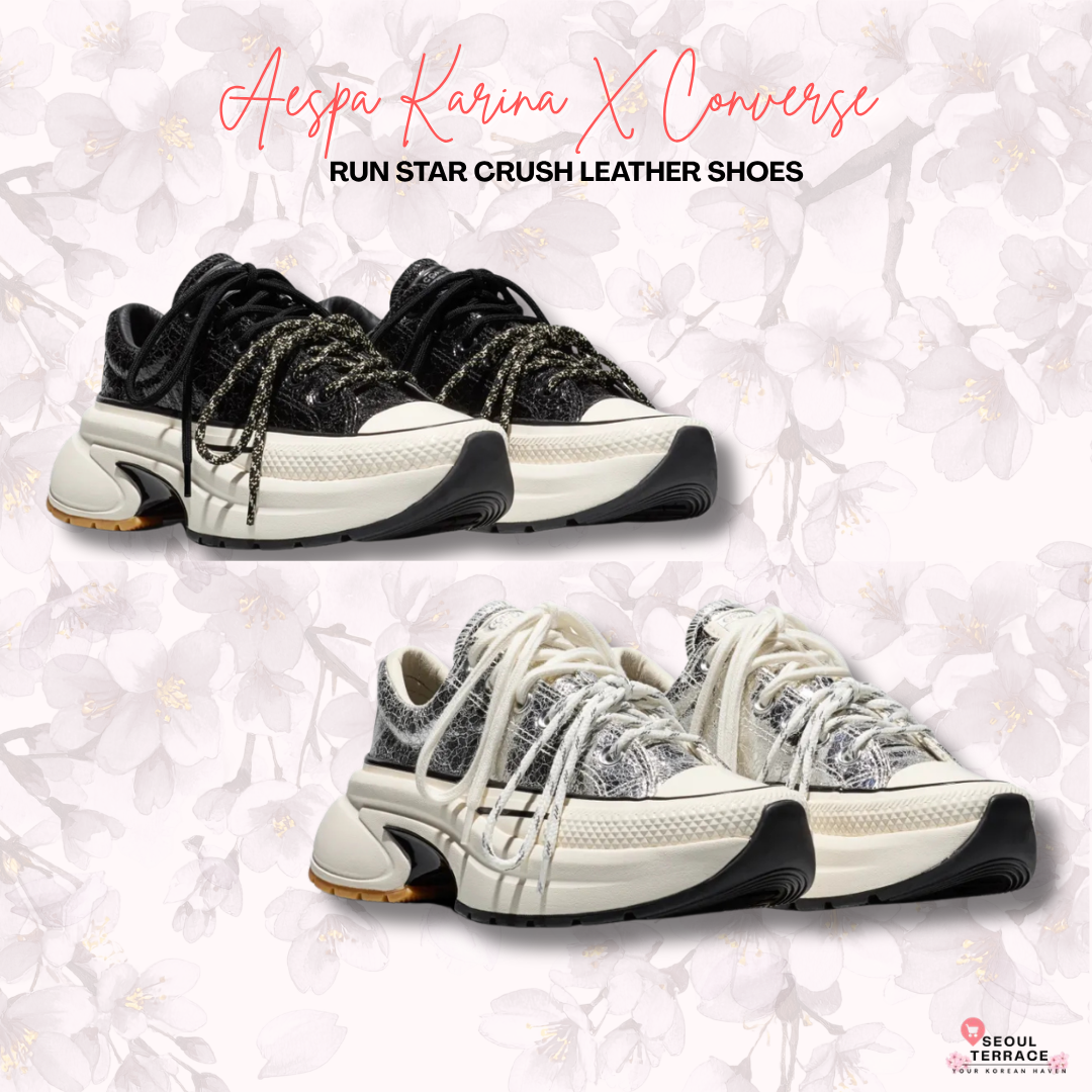 [Aespa Karina X Converse] Run Star Crush Leather Shoes