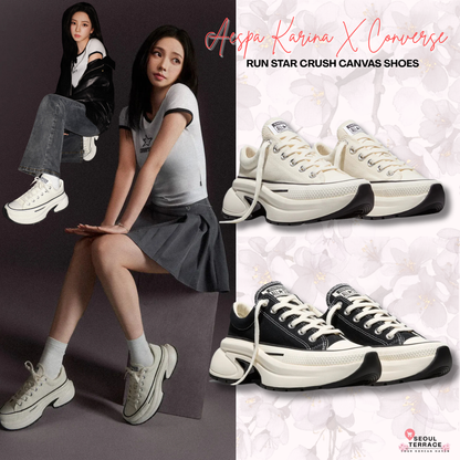 [Aespa Karina X Converse] Run Star Crush Canvas Shoes