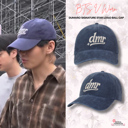 [BTS V Worn]  DUMARO Signature Star Logo Ball Cap