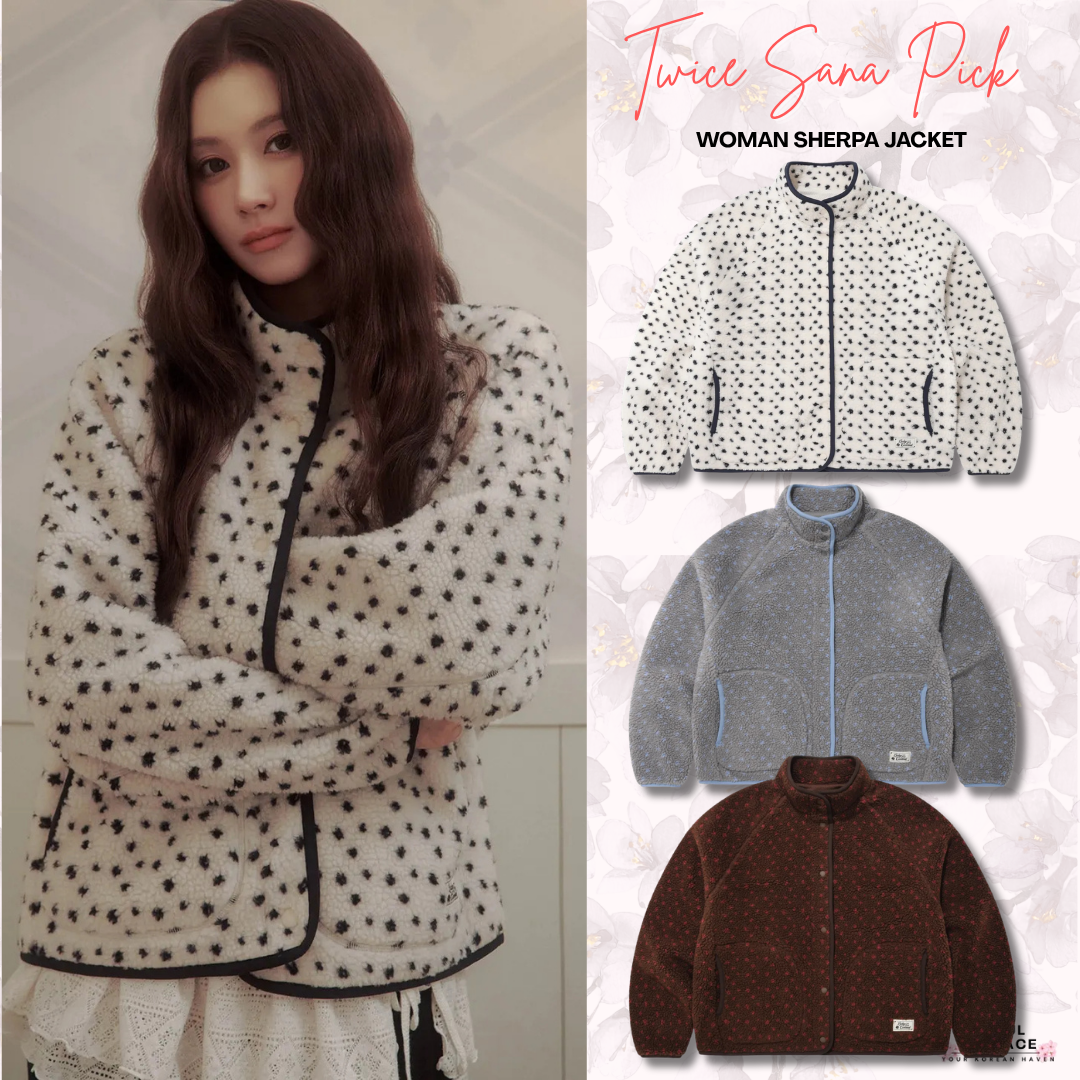 [Twice Sana Pick] 26FW COVERNAT WOMAN Sherpa Jacket