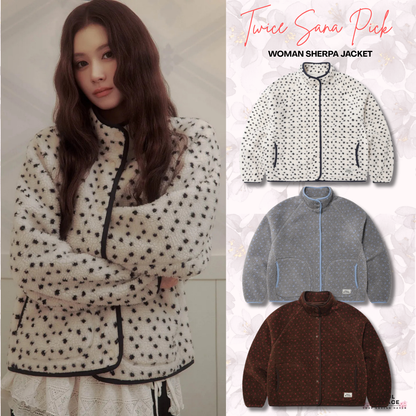 [Twice Sana Pick] 26FW COVERNAT WOMAN Sherpa Jacket