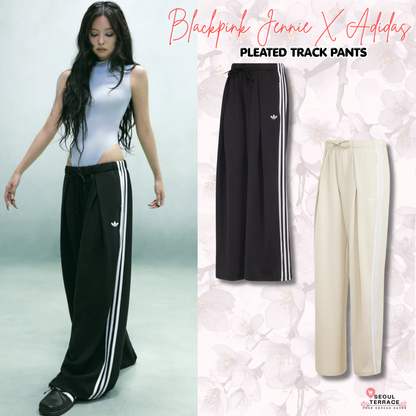 [Blackpink Jennie X Adidas] Pleated Track Pants