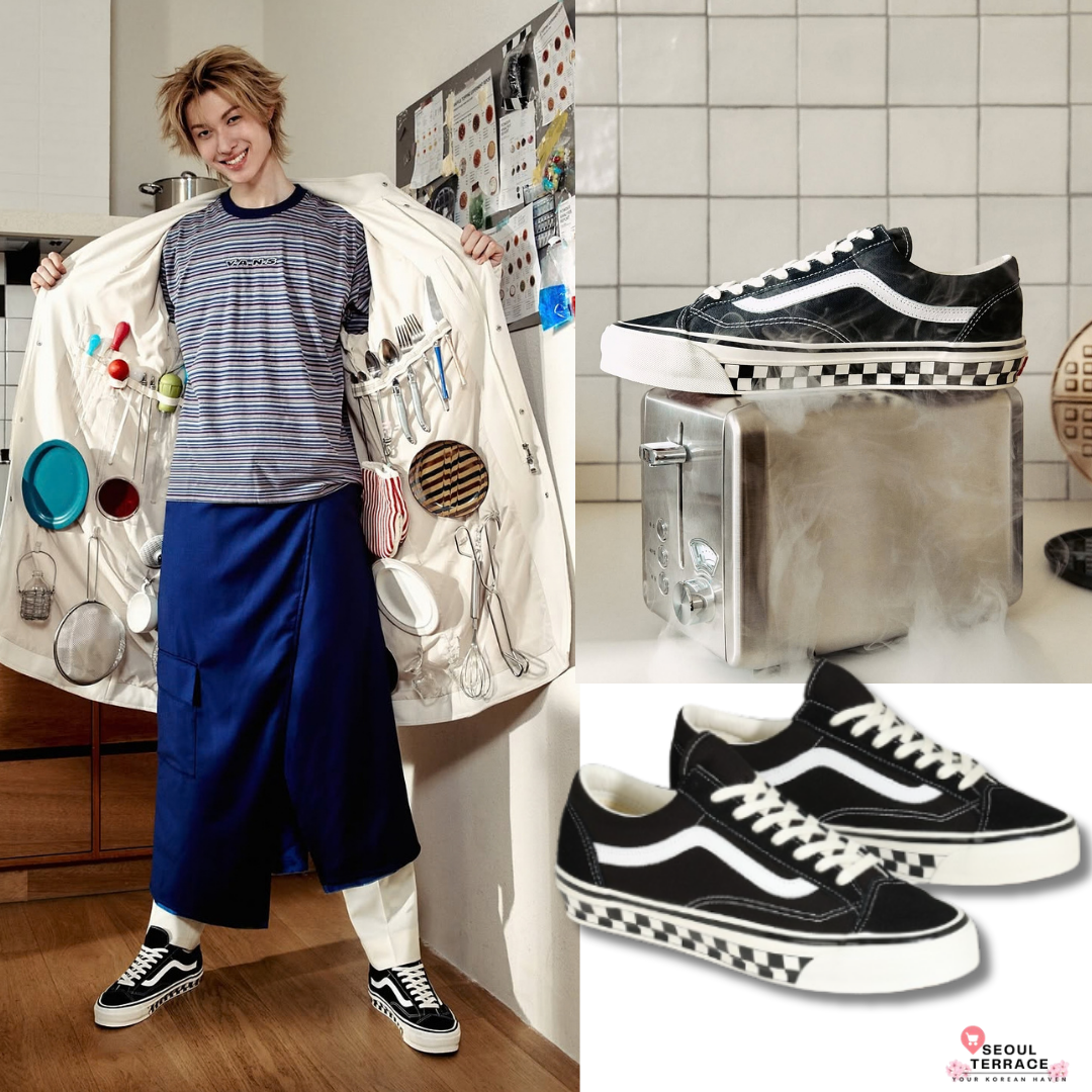 [Cortis X Vans] Premium Old Skool 36 Checkerboard Sidewall Shoes