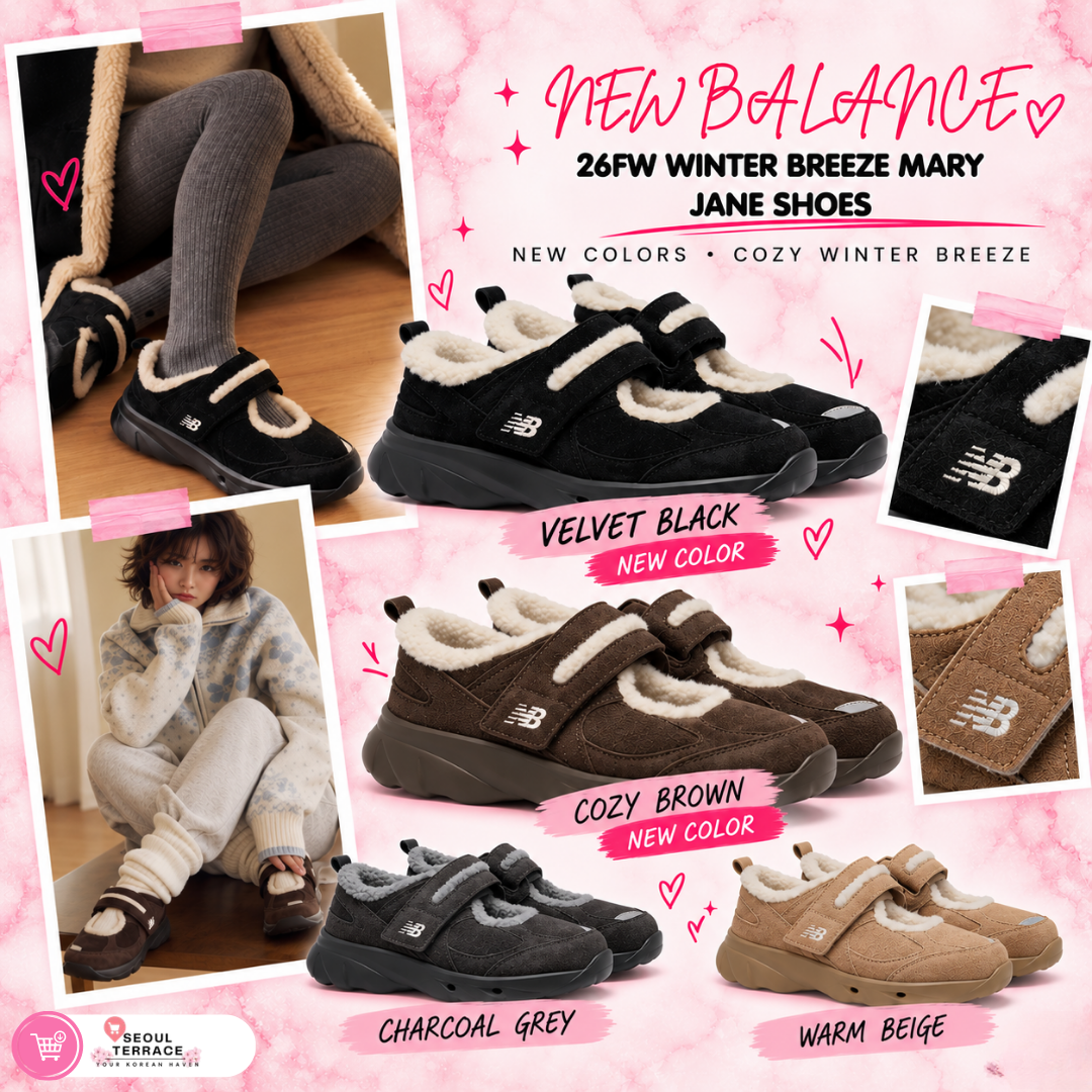 NEW BALANCE 26FW Winter Breeze Mary Jane Shoes