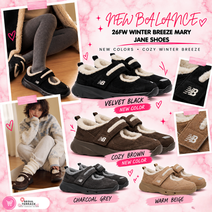 NEW BALANCE 26FW Winter Breeze Mary Jane Shoes