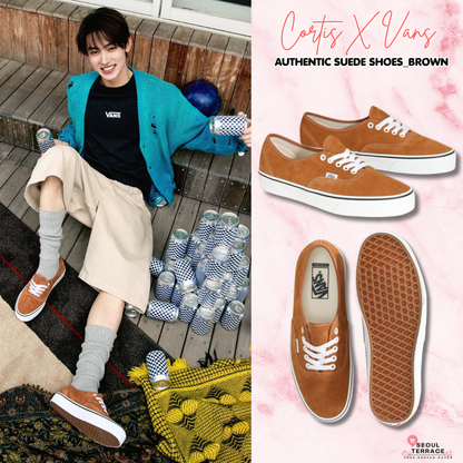 [Cortis X Vans] Authentic Suede Shoes_Brown