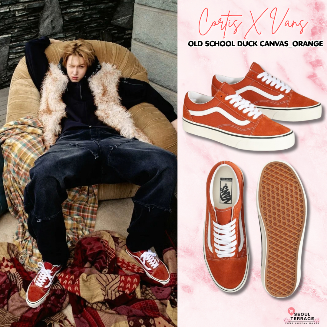 [Cortis X Vans] Old School Duck Canvas_Orange