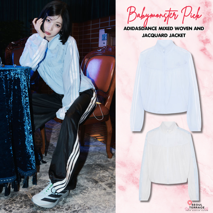 [Babymonster Pick] 26FW Adidas Dance Mixed Woven And Jacquard Jacket
