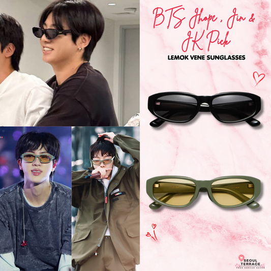 [BTS Jhope , Jin & JK Pick]  LEMOK Vene Sunglasses
