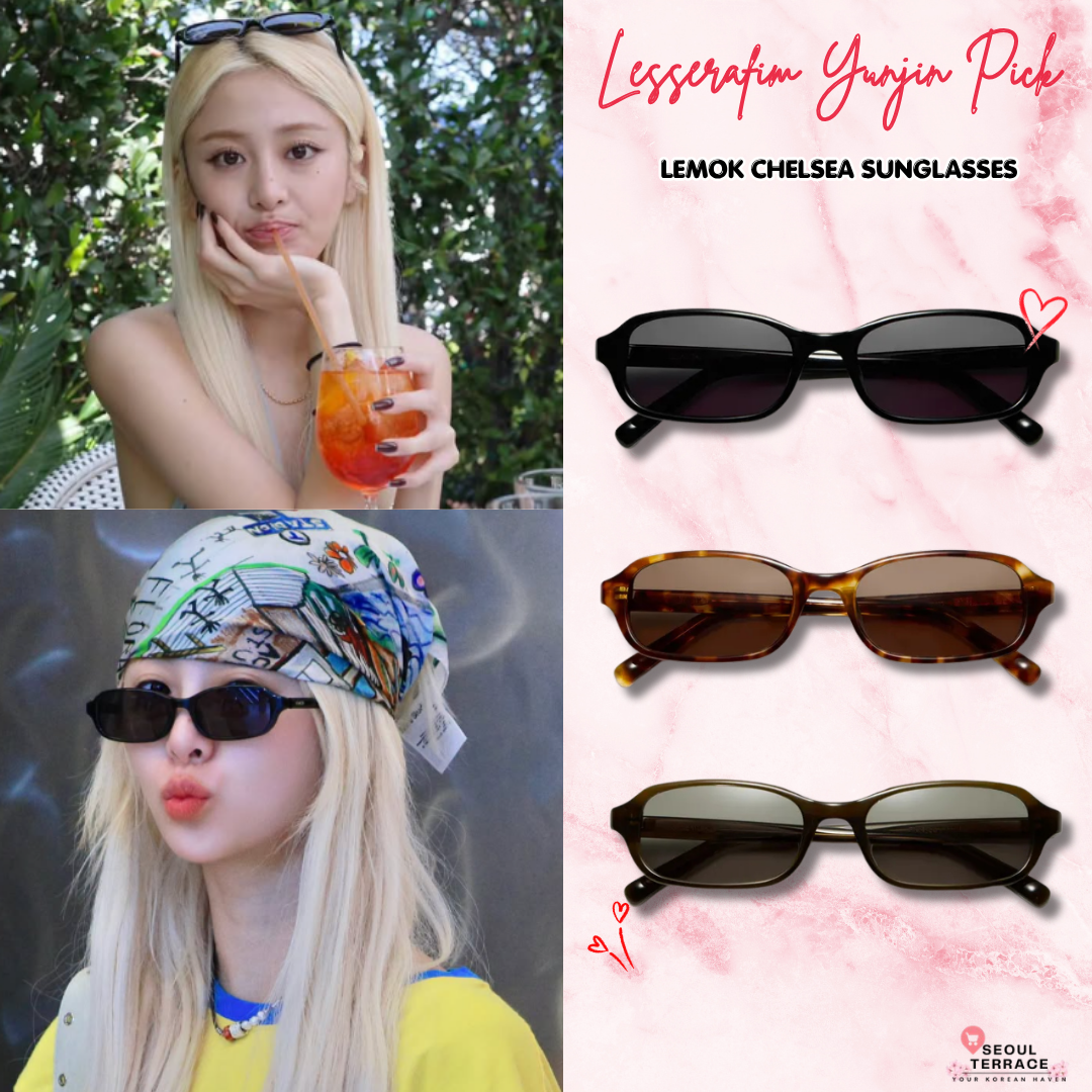 [Lesserafim Yunjin Pick] LEMOK Chelsea Sunglasses