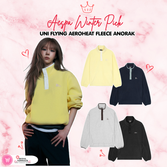 [Aespa Winter Pick] Uni Flying Aeroheat Fleece Anorak