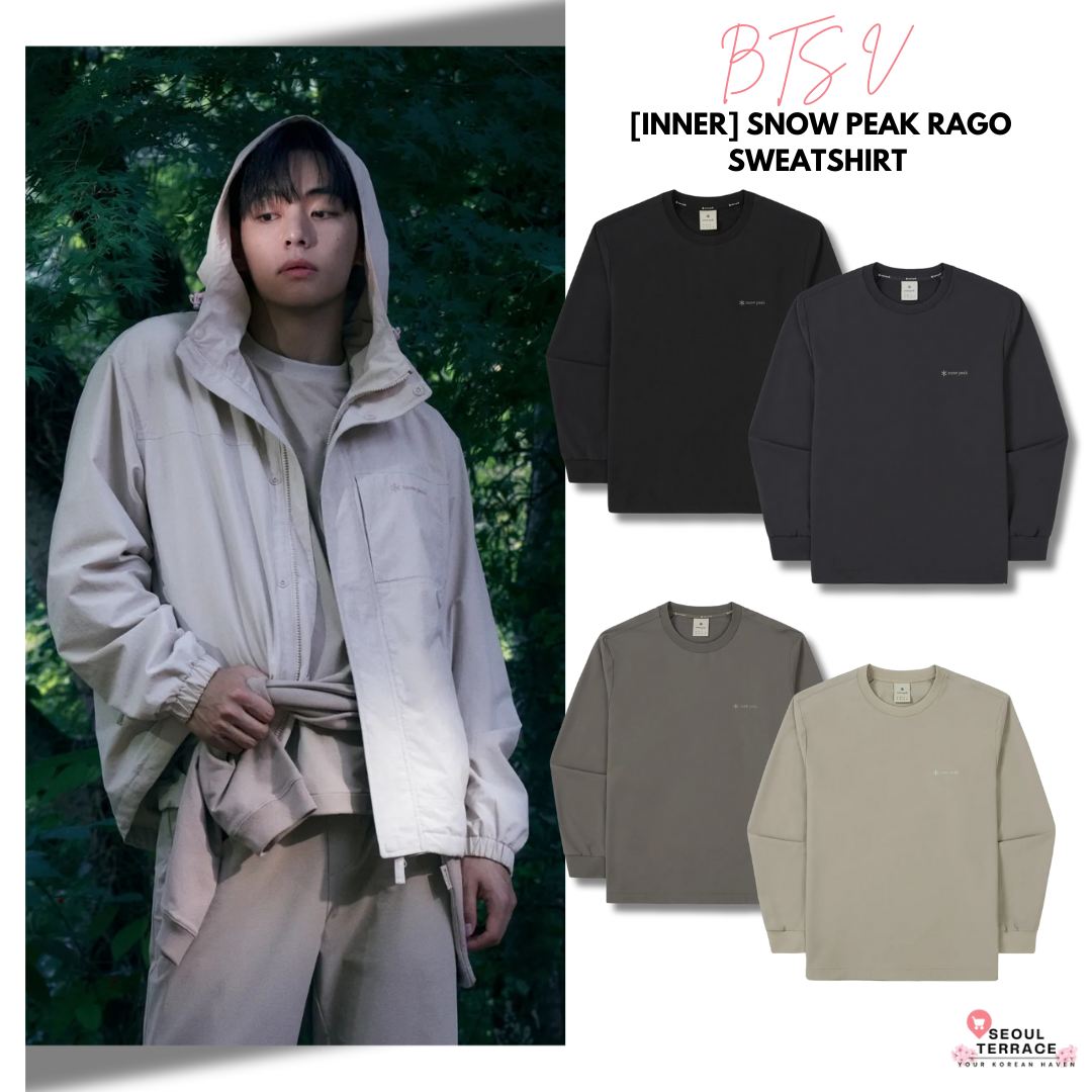 [Bts V Pick] Snow Peak Rago  Sweatshirt
