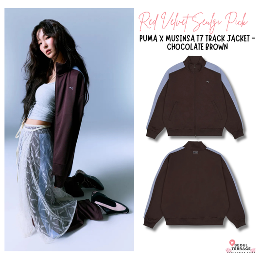 [Red Velvet Seulgi Pick]  26SS Puma X Musinsa T7 Track Jacket - Chocolate Brown