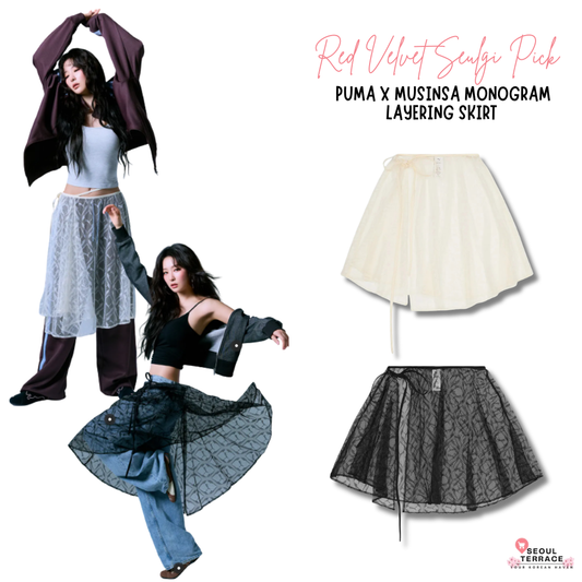 [Red Velvet Seulgi Pick]  26SS Puma X Musinsa Monogram Layering Skirt