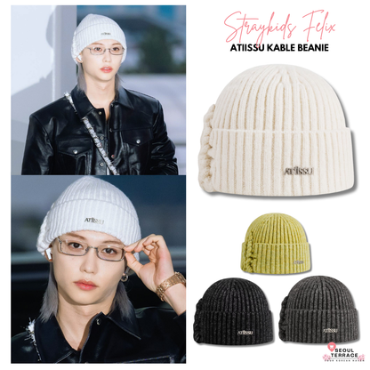 [Straykids Felix Worn] Atiissu Kable Beanie