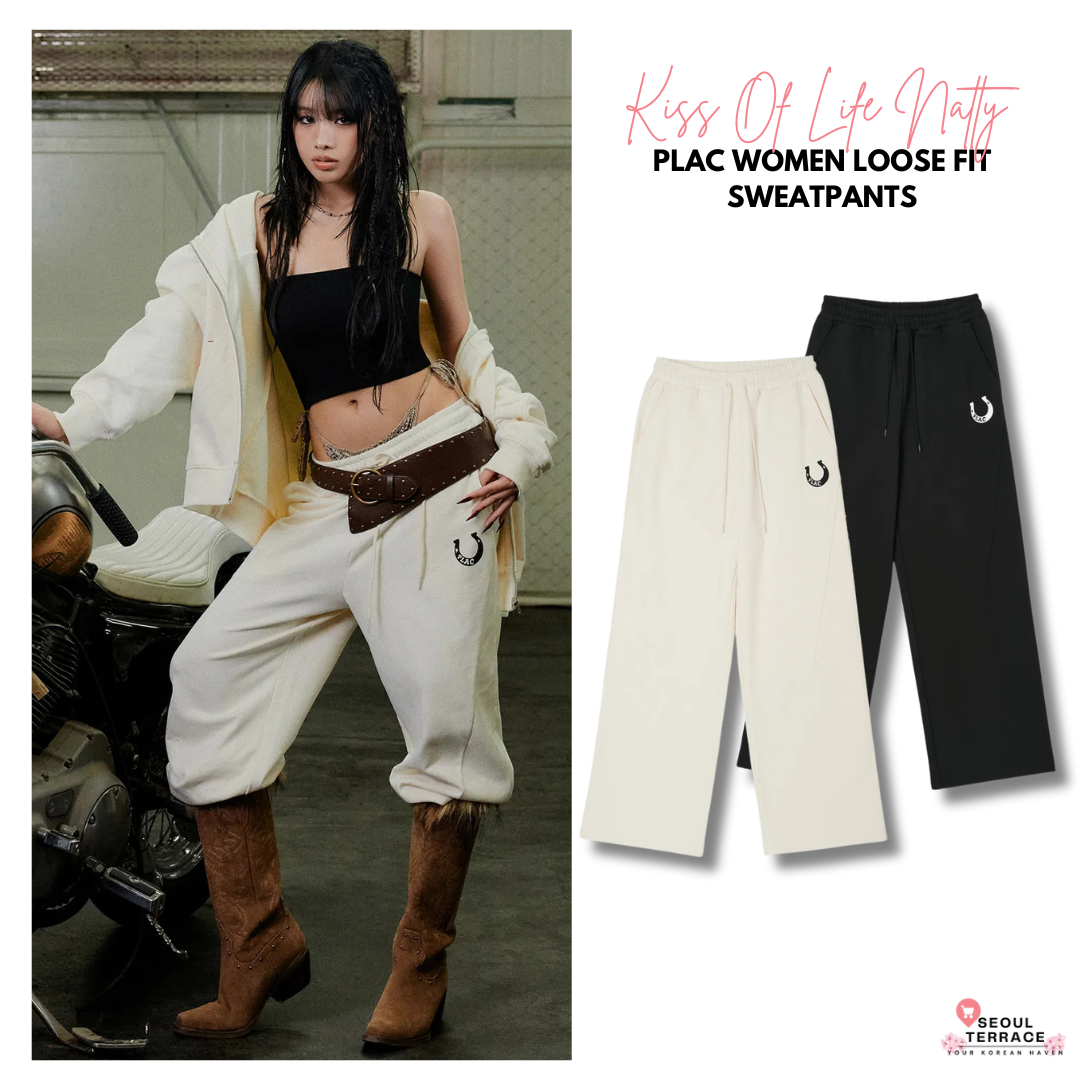 [Kiss Of Life Natty] Plac Women Loose Fit Sweatpants