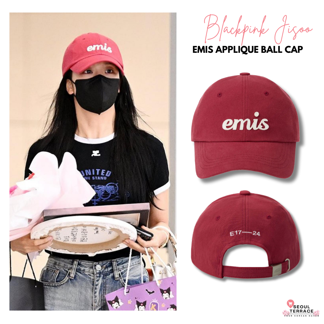 [Blackpink Jisoo Worn] EMIS Applique Ball Cap