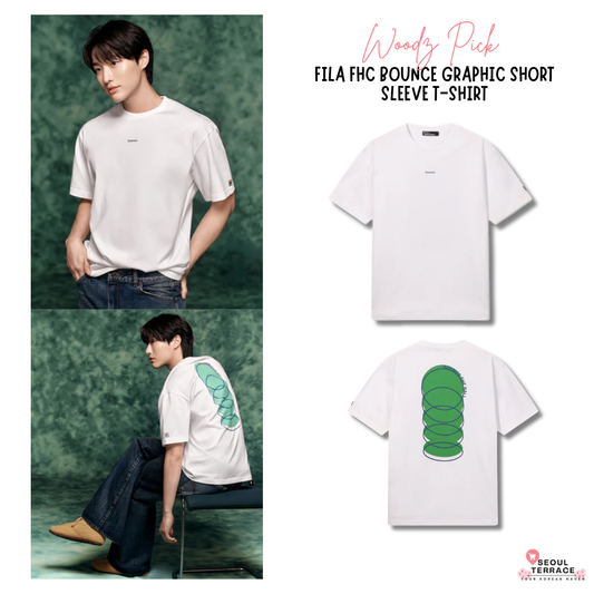 [Woodz Pick] Fila FHC Bounce Graphic Short Sleeve T-Shirt