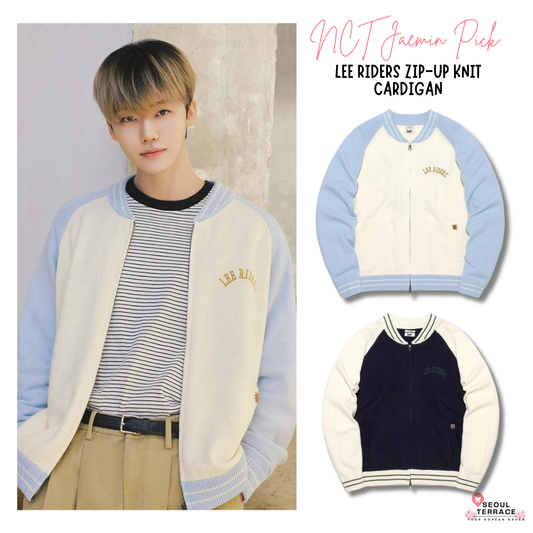 [NCT Jaemin Pick] Riders Zip-Up Knit Cardigan