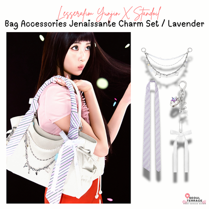 Lesserafim Yunjin X Standoil Jenaissante Charm Set / Lavender
