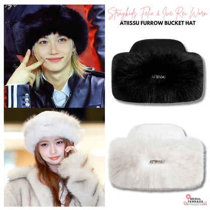 [Straykids Felix & Ive Rei Worn]  Atiissu Furrow Bucket Hat