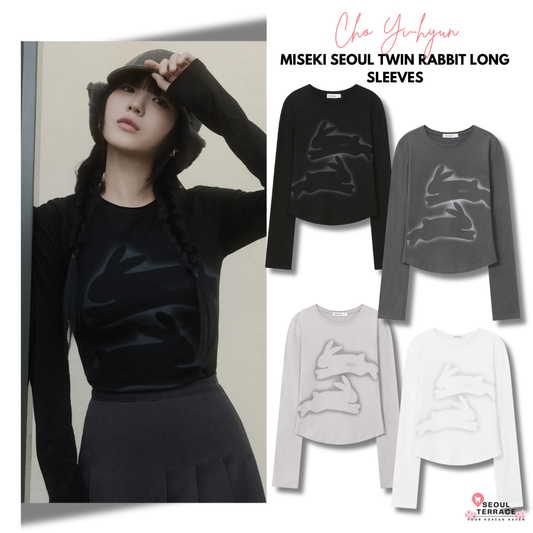 [Cho Yi-hyun Pick] Miseki Seoul Twin Rabbit Long Sleeves