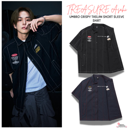 [TREASURE Asahi Pick] Umbro Crispy Taslan Short Sleeve Shirt