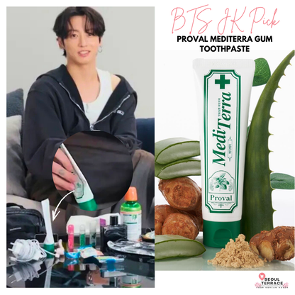 [BTS Jungkook Pick] Proval Mediterra Gum Toothpaste