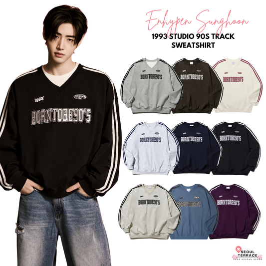 [Enhypen Sunghoon Worn] 1993 Studio 90S Track Sweatshirt