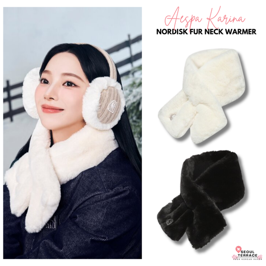 [Aespa Karina Worn] Nordisk Fur Neck Warmer