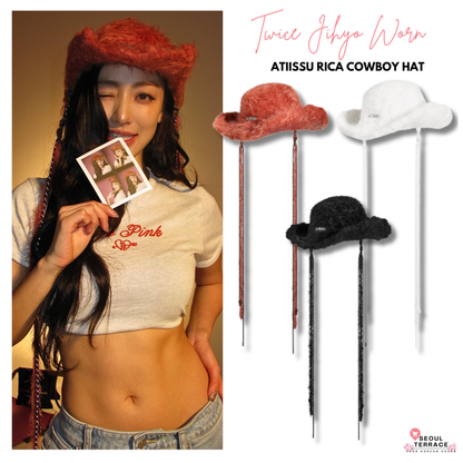[Twice Jihyo Worn] ATiiSSU Rica Cowboy Hat