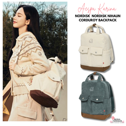 [Aespa Karina Pick] Nordisk Nihaun Corduroy Backpack