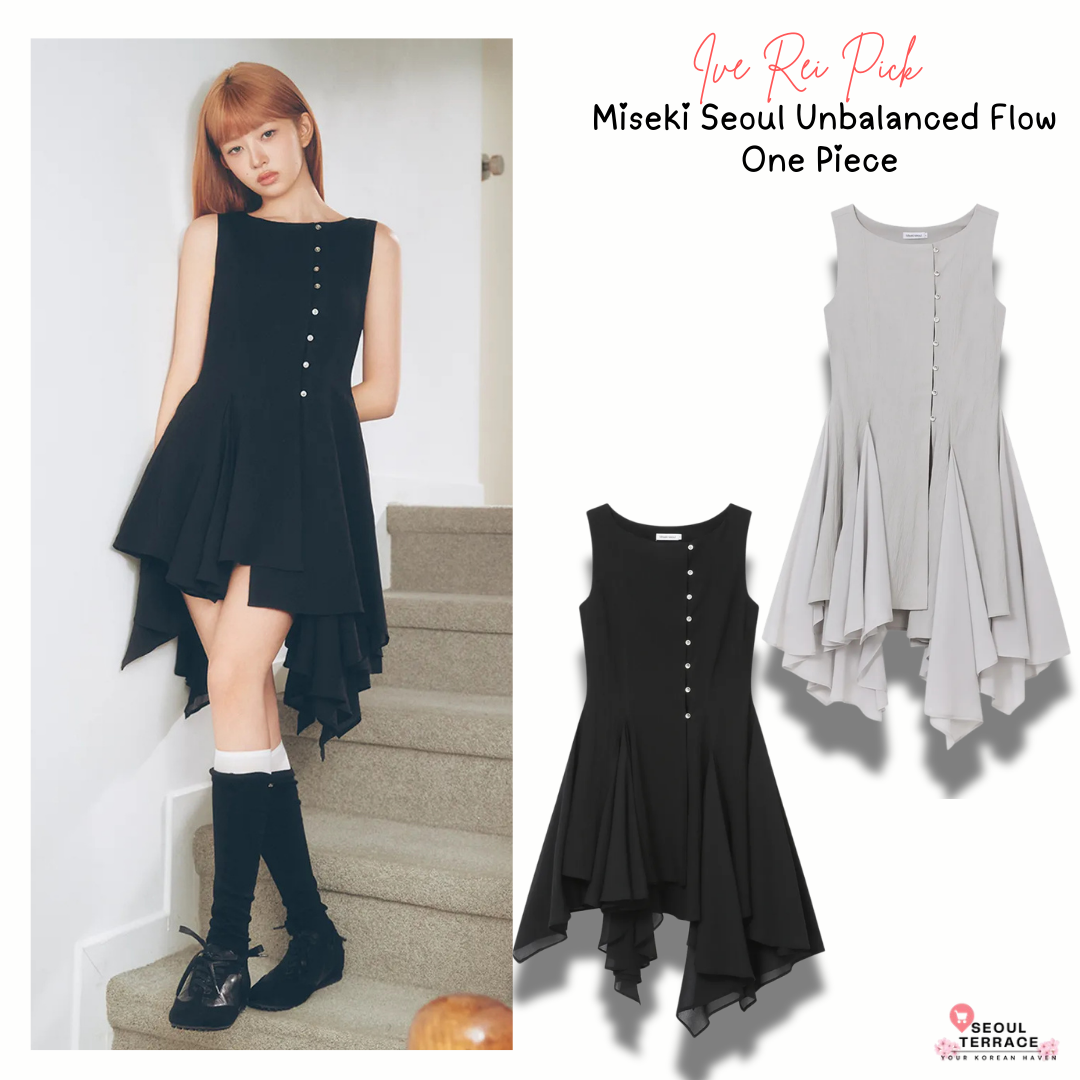 [Ive Rei Pick] Miseki Seoul Unbalanced Flow One Piece