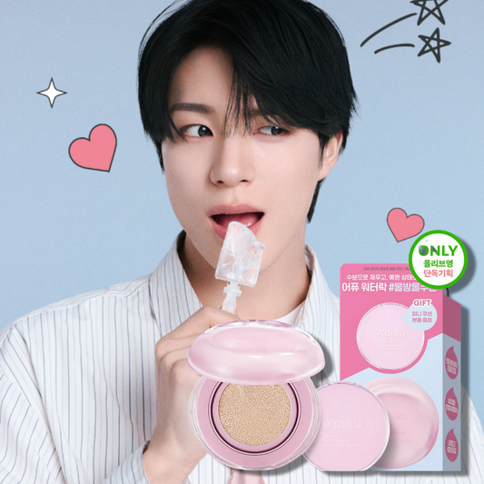 [NCT Jeno Pick] A'pieu Waterlock Comfort Veil Cushion 15g with Gift Mini Cushion