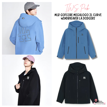 [Aespa Karina & TWS Pick] 26SS MLB Gofcore Megalogo 2L Curve Windbreaker LA Dodgers
