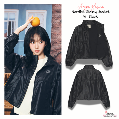 [Aespa Karina Pick] 26SS Nordisk Glossy Jacket - W_Black