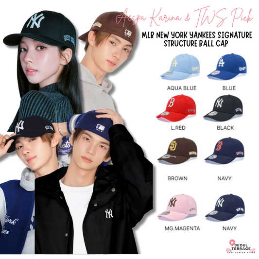 [Aespa Karina & TWS Pick] MLB Signature Structure Ball Cap
