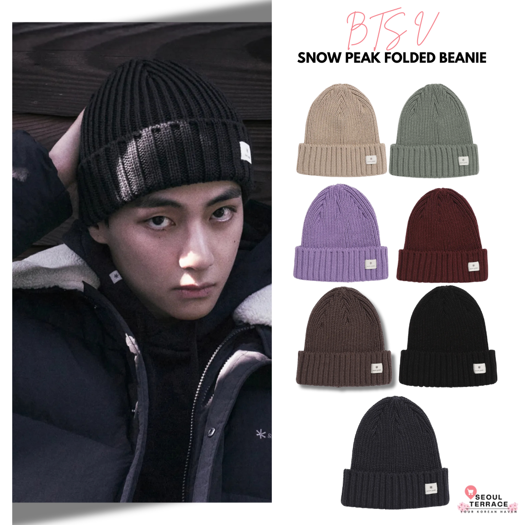 [Bts V Pick] Snow Peak Folded Beanie