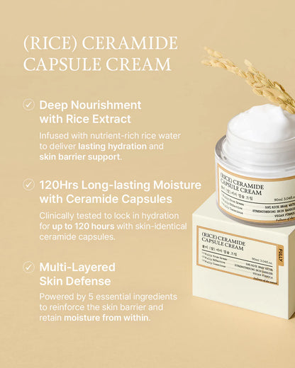 [Uhm Jung-hwa Pick /Moisturizing Glow] Fully Rice Ceramide Capsule Cream 90ml
