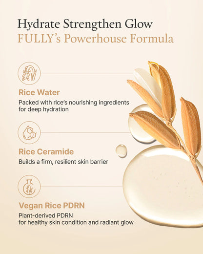 [Uhm Jung-hwa Pick /Moisturizing Glow] Fully Rice Ceramide Capsule Cream 90ml