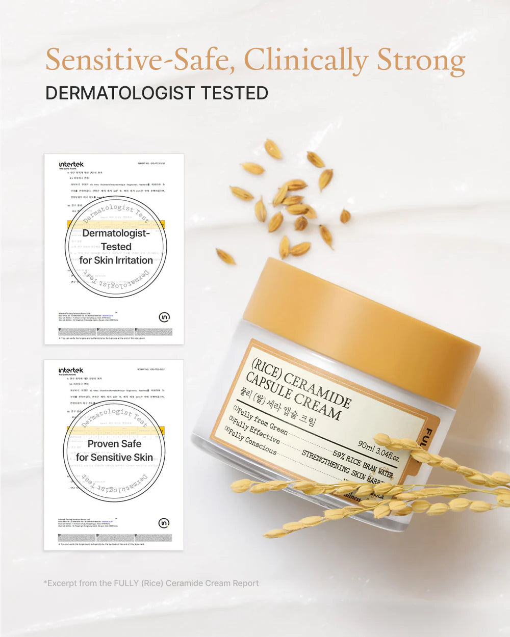 [Uhm Jung-hwa Pick /Moisturizing Glow] Fully Rice Ceramide Capsule Cream 90ml
