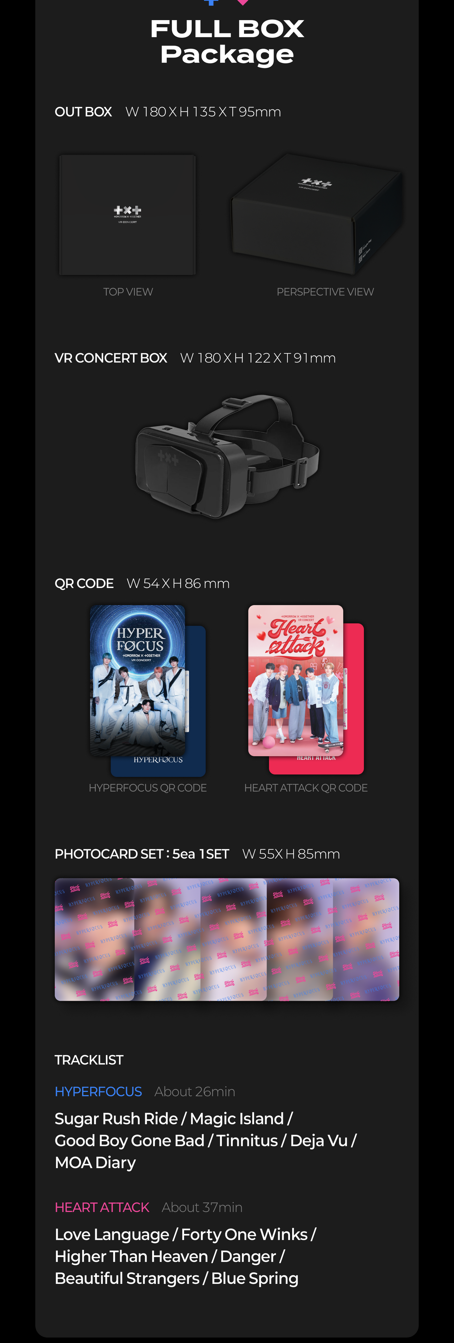 Tomorrow X Together VR Concert Box Full Box Package