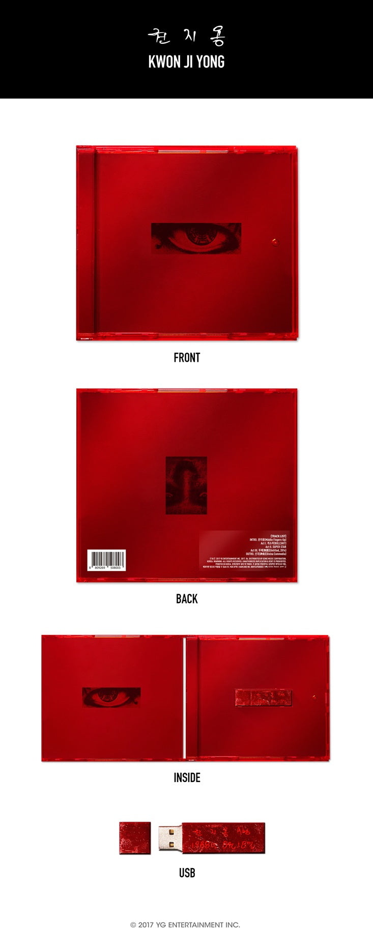 G-DRAGON – [Kwon Ji Yong] (USB Album)