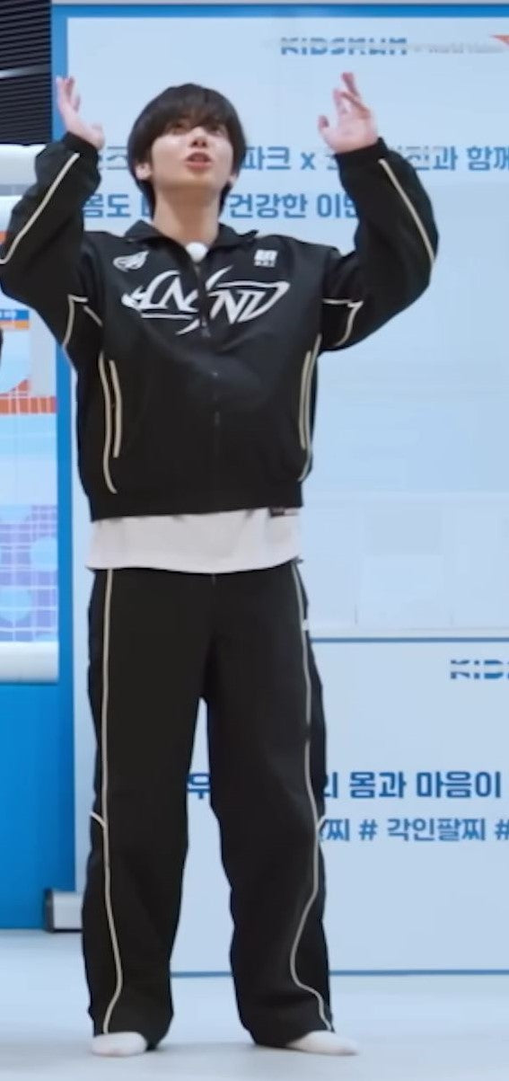 [TXT Taehyun & LS Sakura Worn] Not4Nerd Tribal Logo Nylon Racing Jacket