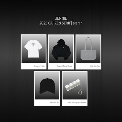 JENNIE 2025 OA [ZEN SERIF] Merch