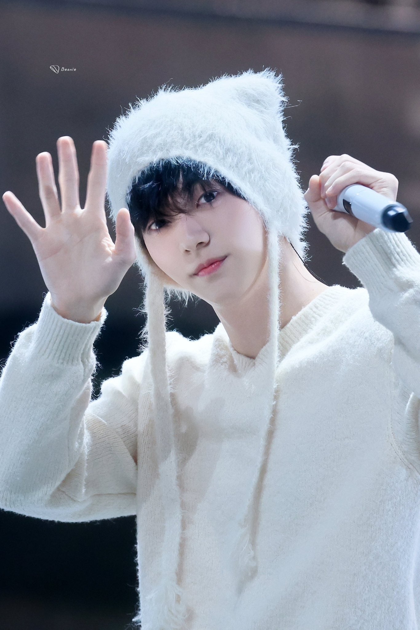 [TXT Soobin & Beomgyu Worn] LMC Teddy Fluffy Beanie