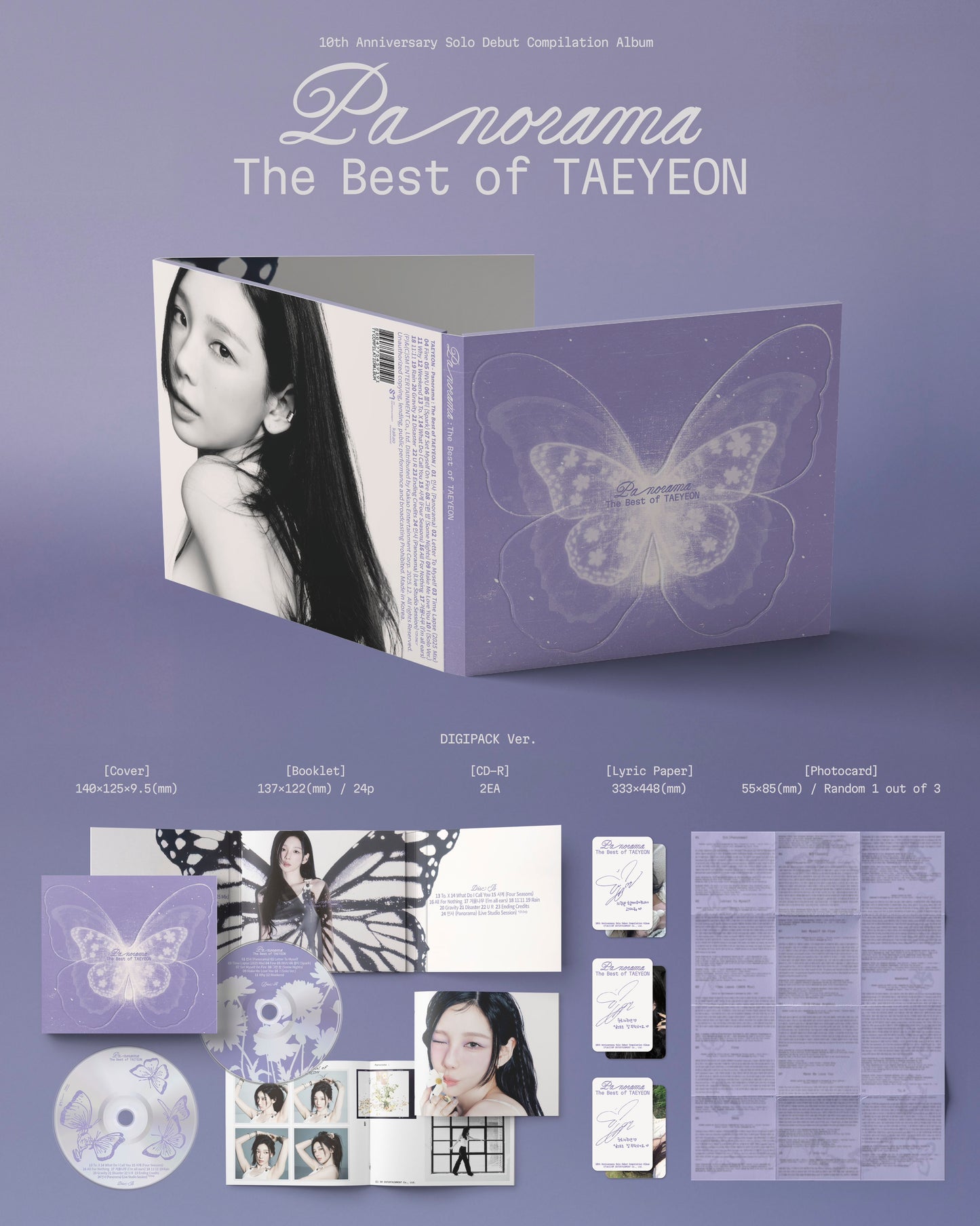 GIRLS' GENERATION TAEYEON - 'Panorama : The Best of TAEYEON' Album