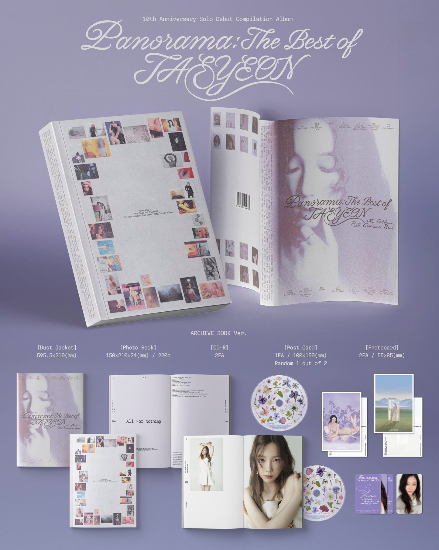 GIRLS' GENERATION TAEYEON - 'Panorama : The Best of TAEYEON' Album